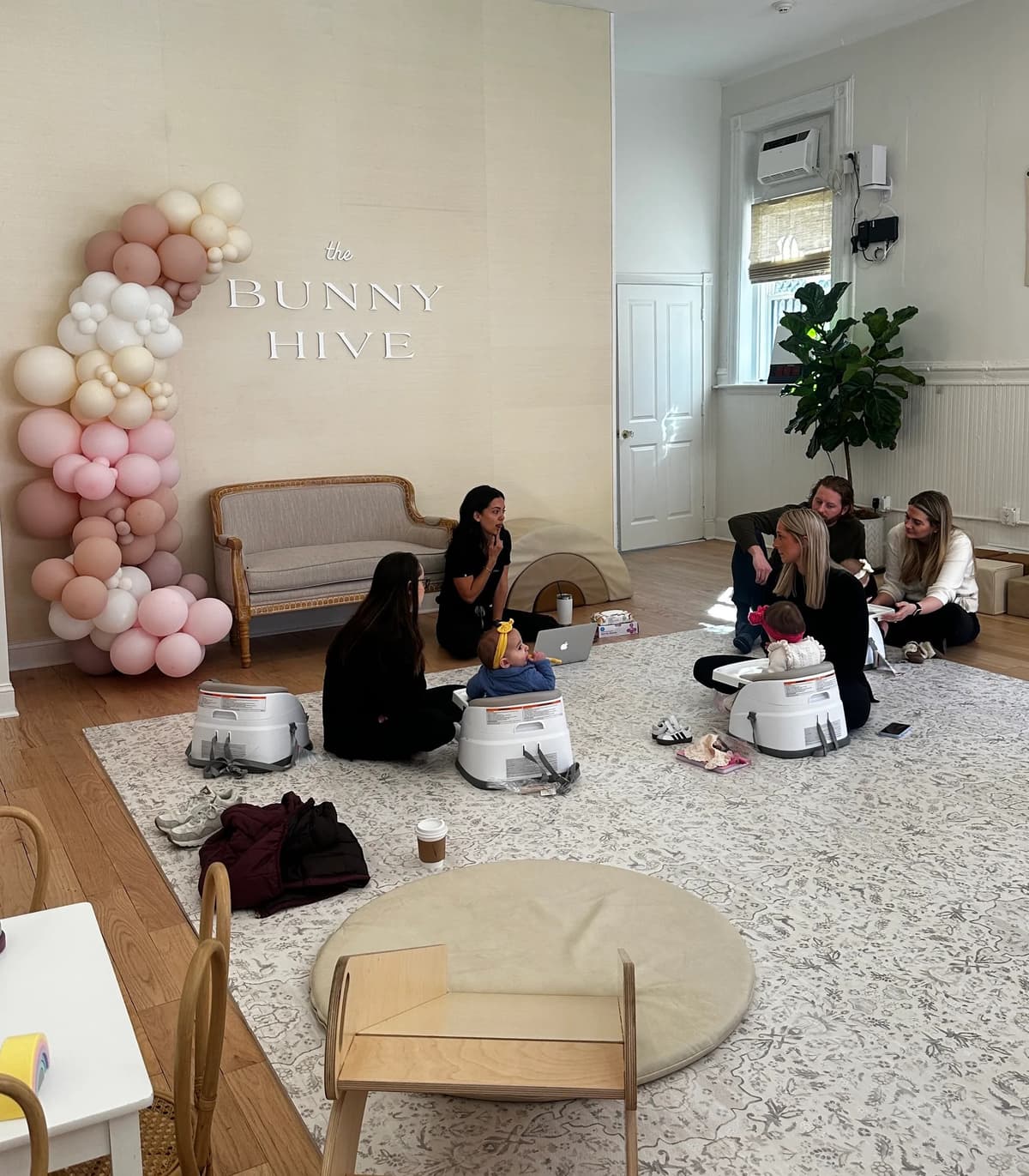 Jessica teaching a child